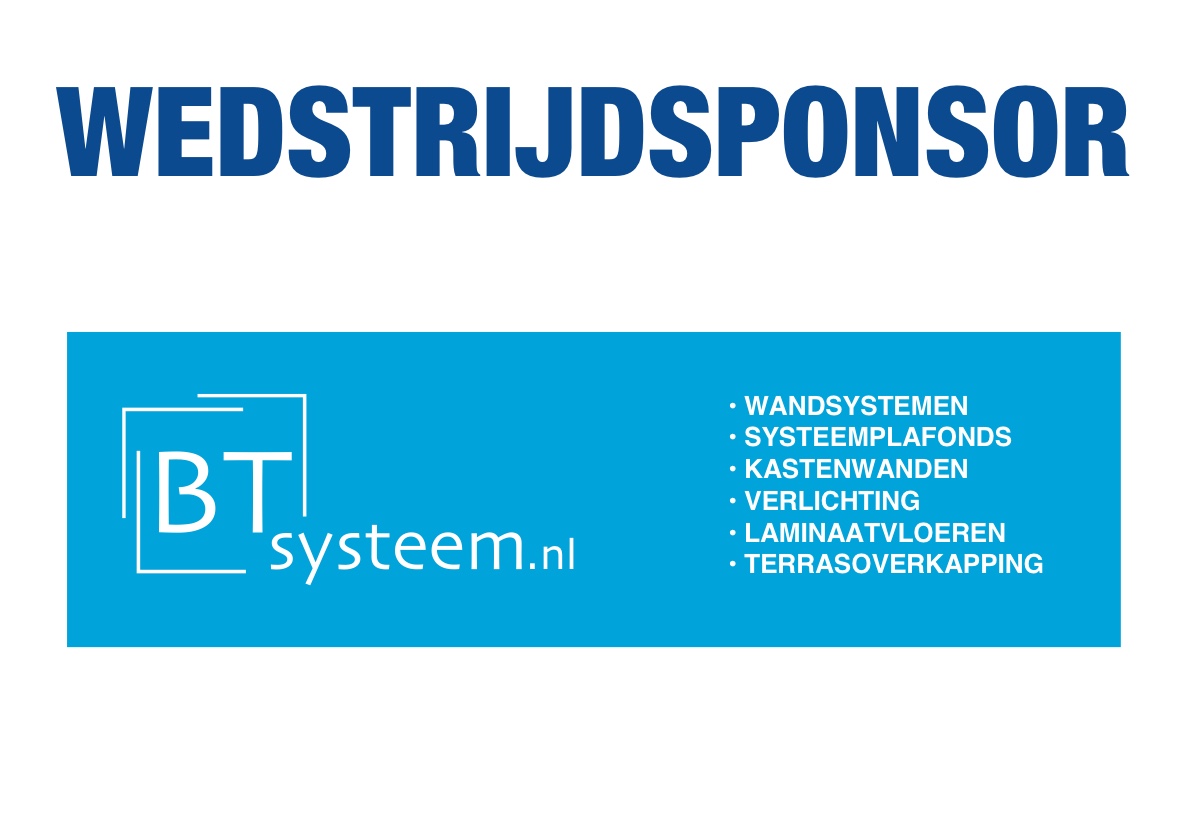 Wedstrijdsponsor - balsponsor SV Venray | BT Systeem.nl