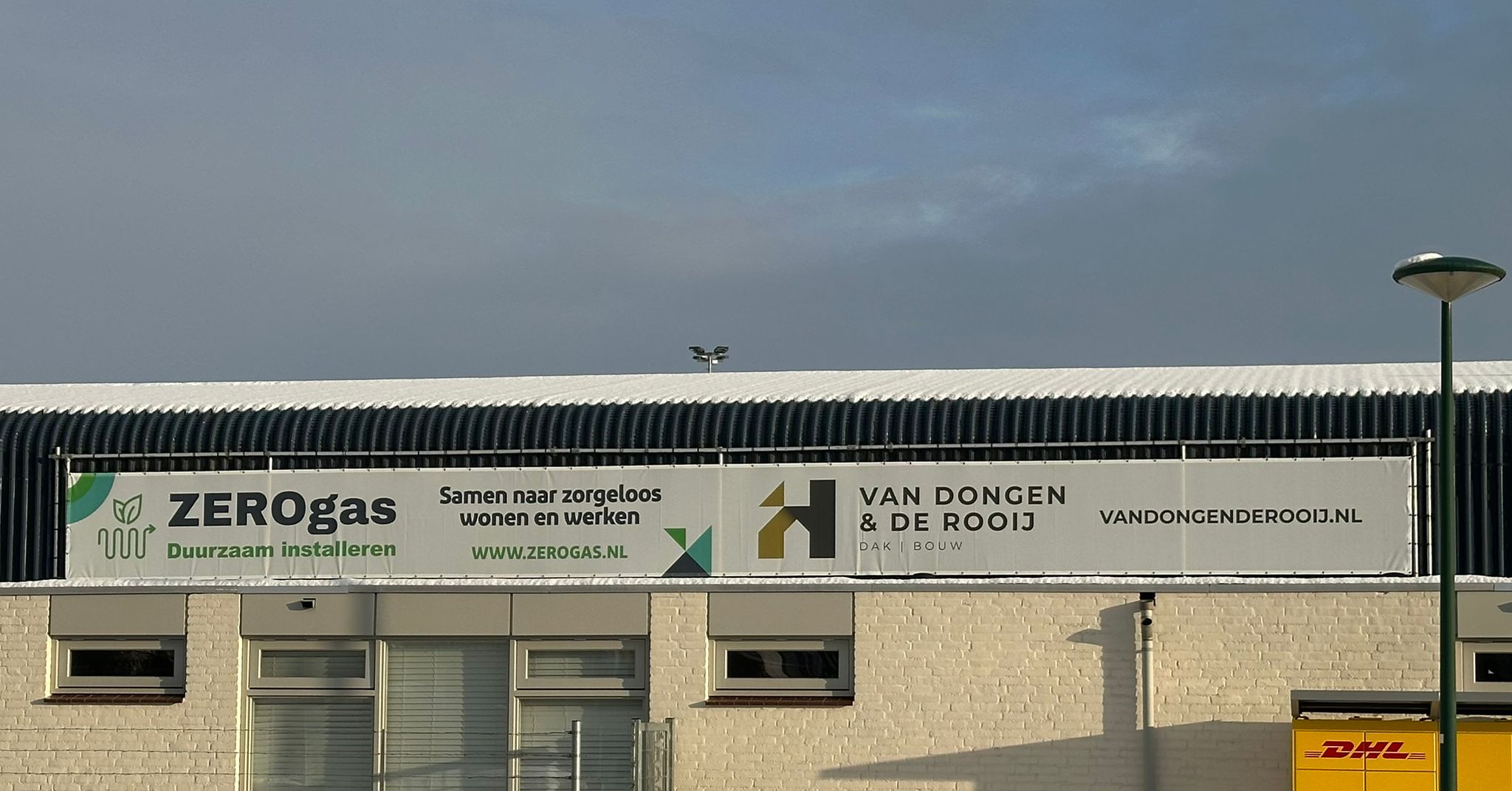 Bijzonder welkom nieuwe sponsor Van Dongen & De Rooij
